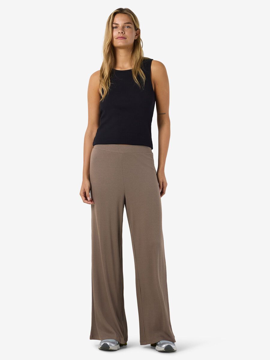 Carousel image - NMPASA  WIDE-LEG TROUSERS, Morel | 4