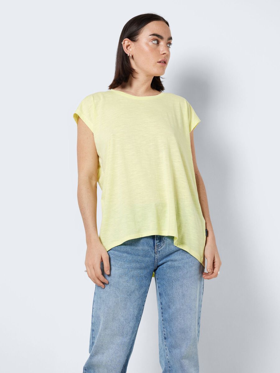 Noisy May OVERSIZE T-SHIRT, Pale Lime Yellow, highres - 27002573_PaleLimeYellow_003.jpg