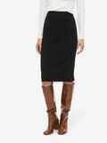 Product image thumbnail - KNITTED MIDI SKIRT, Black | 1