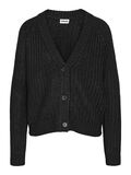Product image thumbnail - STRIKKET CARDIGAN, Black | 2