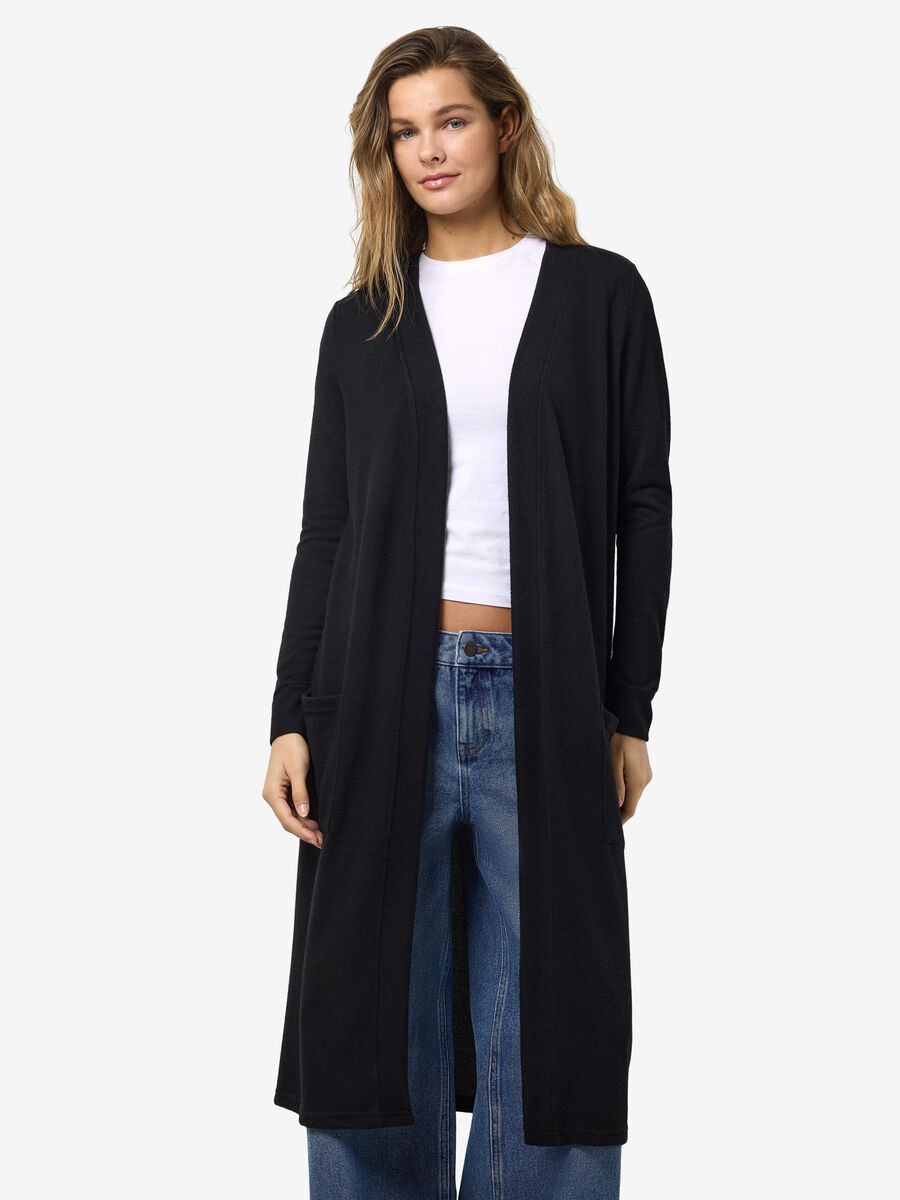 Noisy May LANGE STRICKJACKE, Black, highres - 27008836_Black_003.jpg