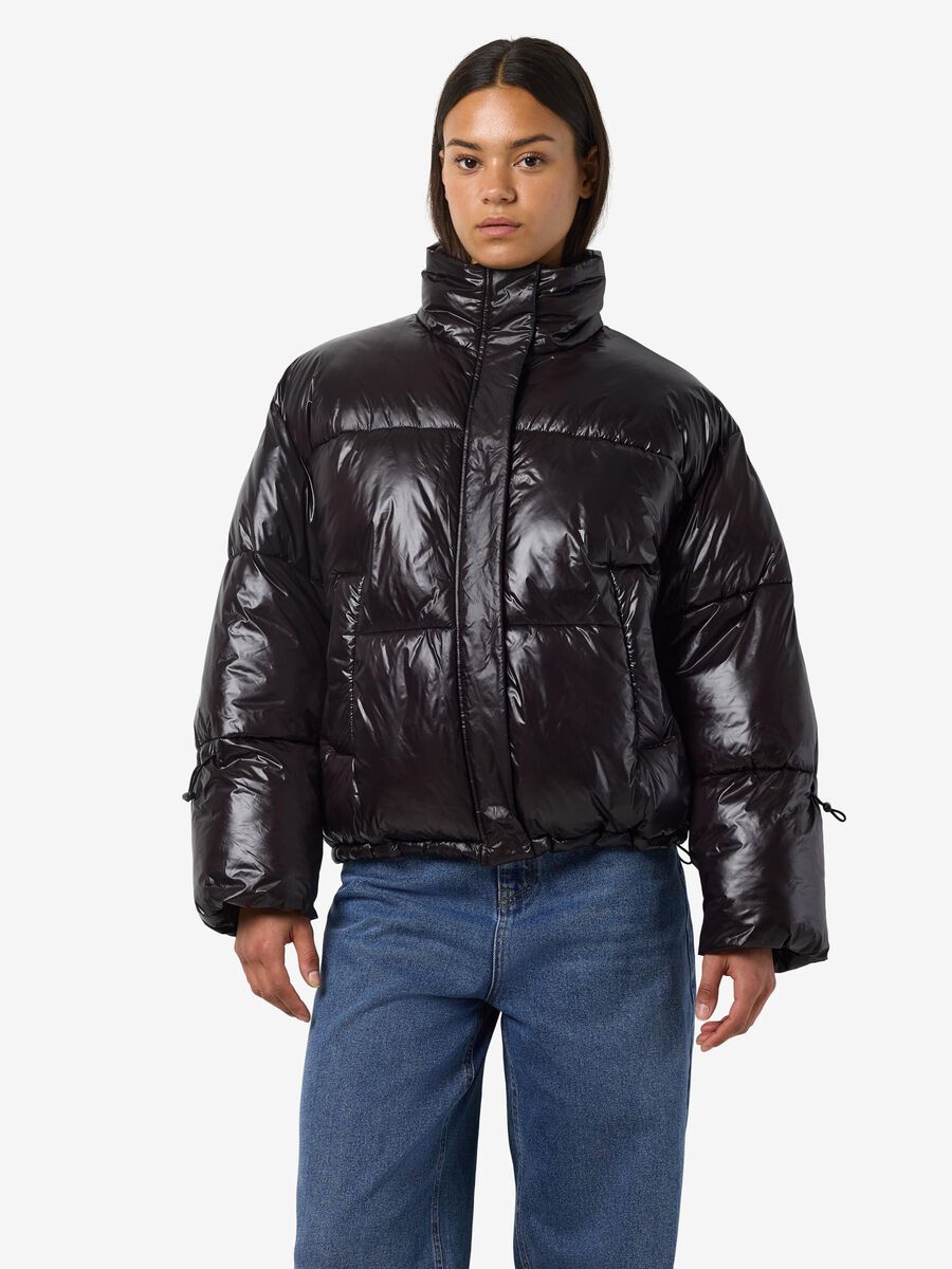 Carousel image - GECOAT GEWATTEERDE JAS, Black | 1