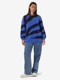 Product image thumbnail - COUPE AMPLE PULL EN MAILLE, Lapis Blue | 4