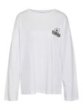 Product image thumbnail - NMIDA  LONG-SLEEVED T-SHIRT, Bright White | 2