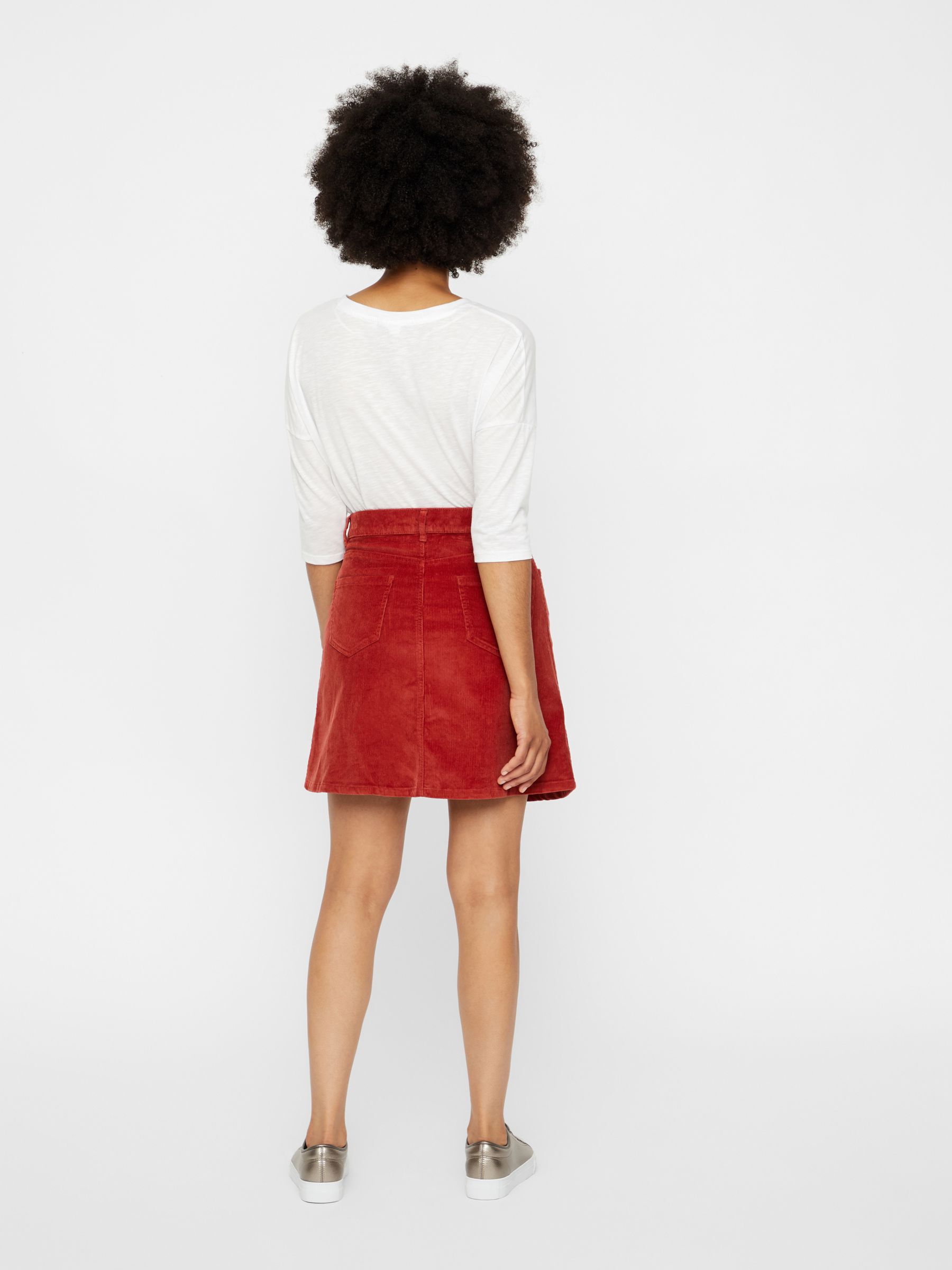 Jupe rouge velours on sale