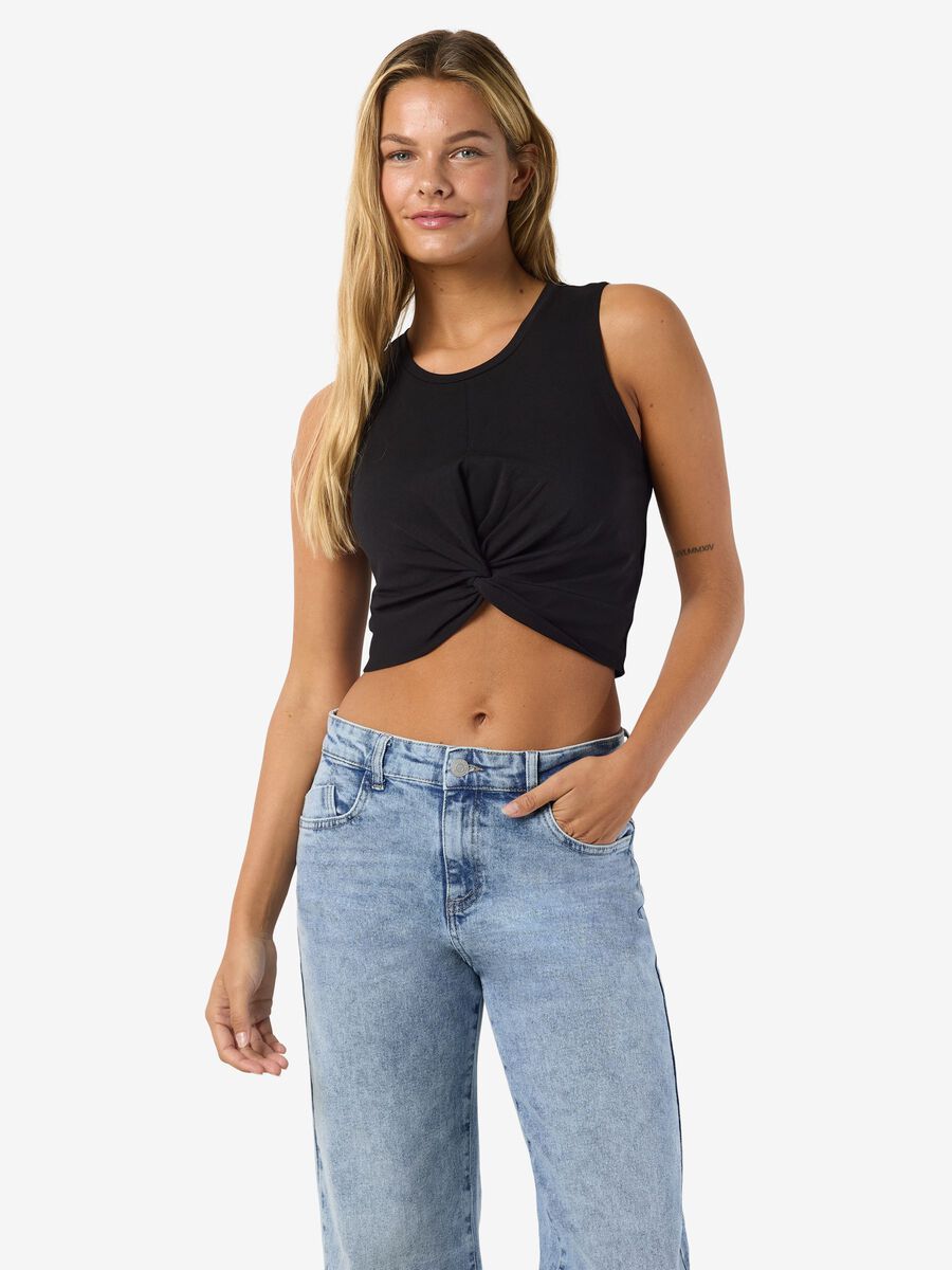 Product carousel image - TOP BEZ RĘKAWÓW, Black | 2