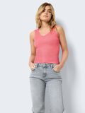 Noisy May V-NECK KNITTED TOP, Sun Kissed Coral, highres - 27029472_SunKissedCoral_007.jpg