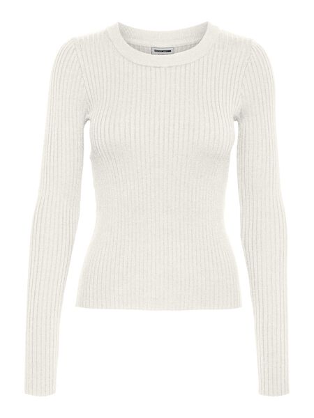 Noisy May LONG SLEEVED KNITTED PULLOVER, Sugar Swizzle, highres - 27020928_SugarSwizzle_001.jpg