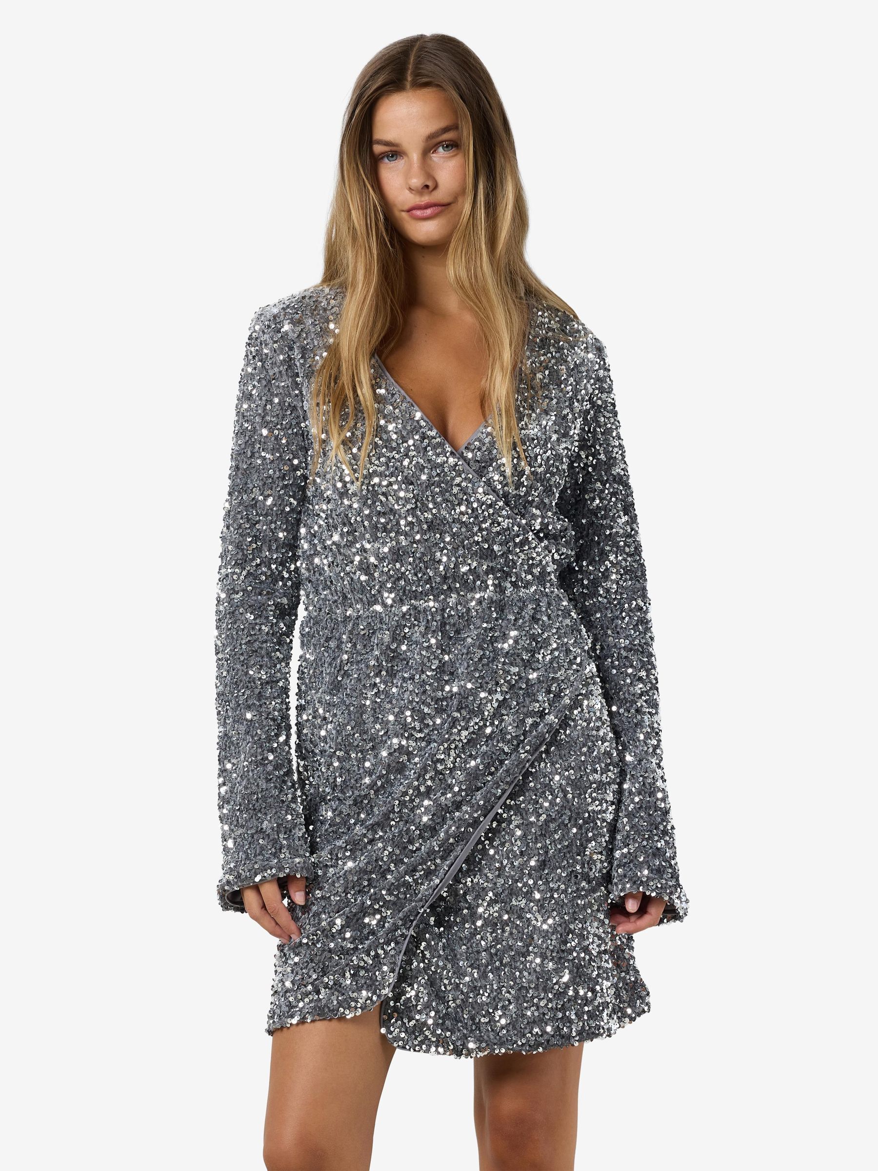 Noisy may glitter dress hot sale