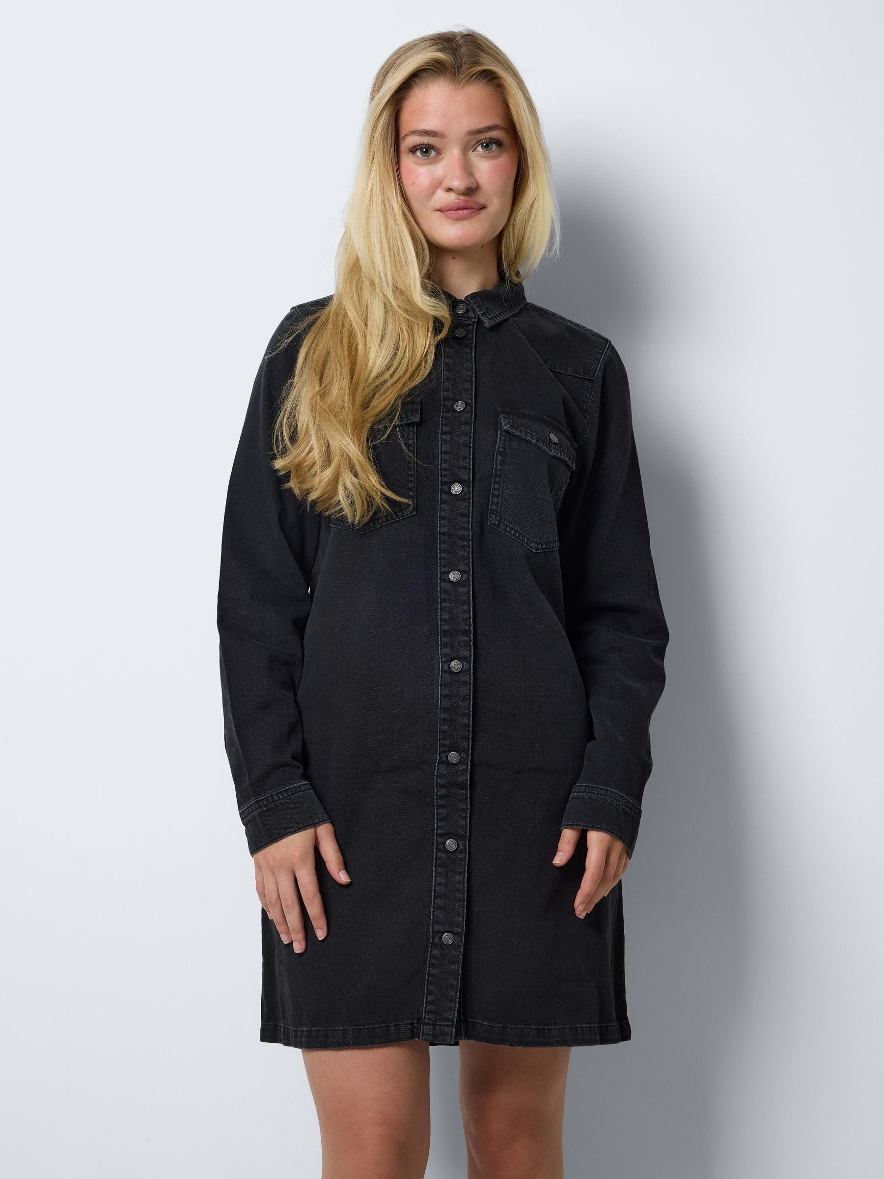 Noisy may denim dress top