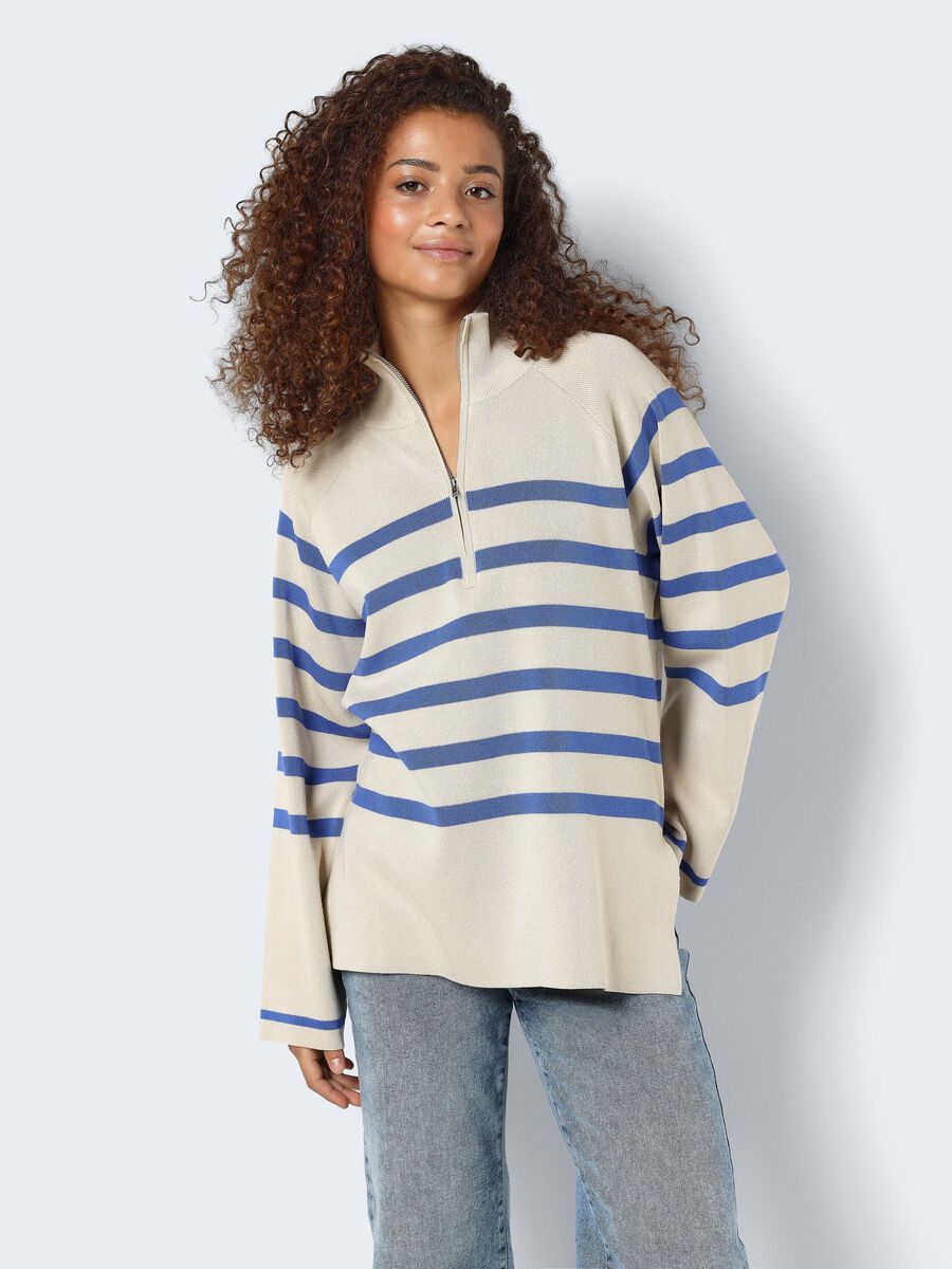 Noisy May STRIPED KNITTED PULLOVER, Oatmeal, highres - 27029088_Oatmeal_1103170_007.jpg