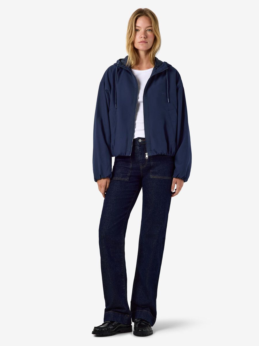 Carousel image 4 NMELINA  HOODED JACKET, Navy Blazer