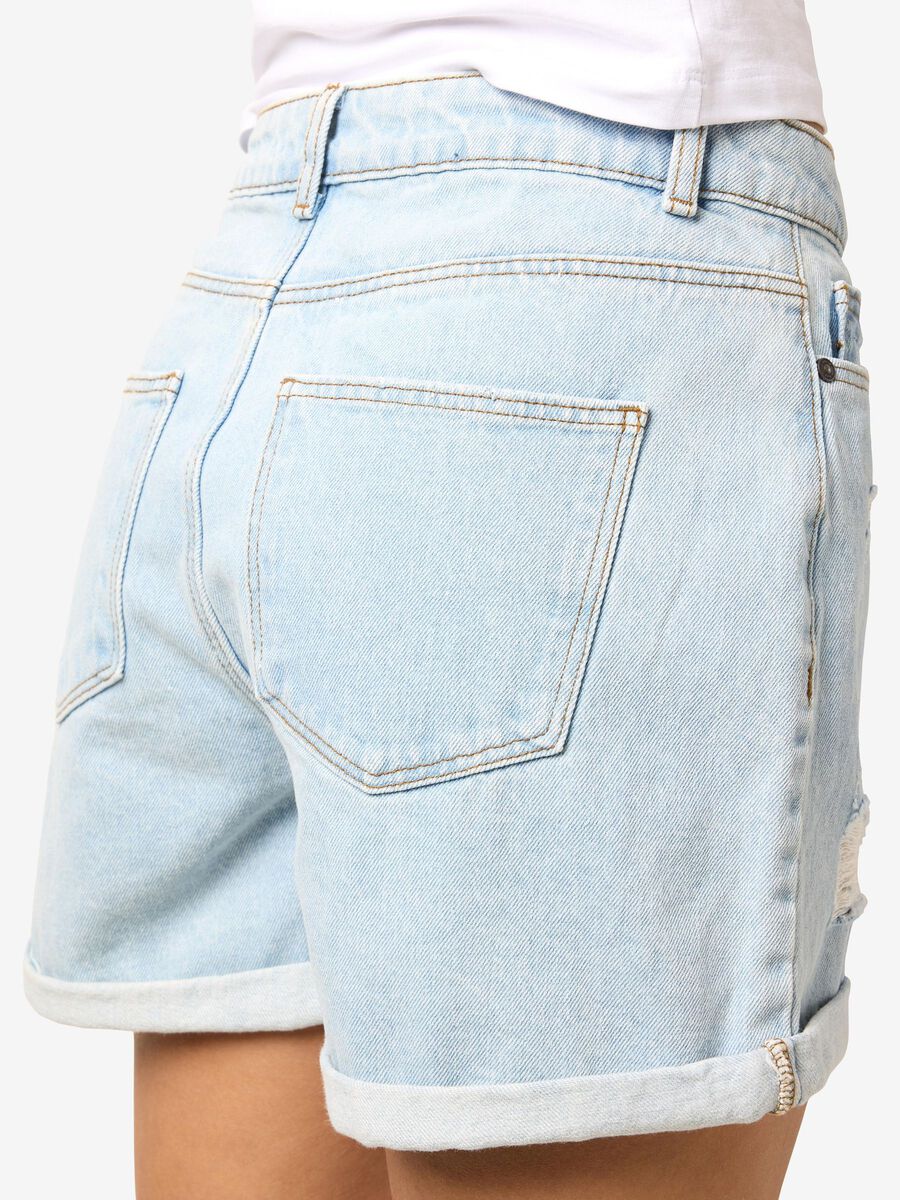 Noisy May NORMAL WAIST DENIM SHORTS, Light Blue Denim, highres - 27010866_LightBlueDenim_007.jpg