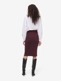 Product image thumbnail - KNITTED MIDI SKIRT, Winetasting | 4