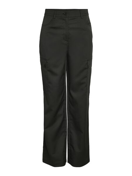Noisy May À TAILLE HAUTE PANTALON CARGO, Black, highres - 27023604_Black_001.jpg