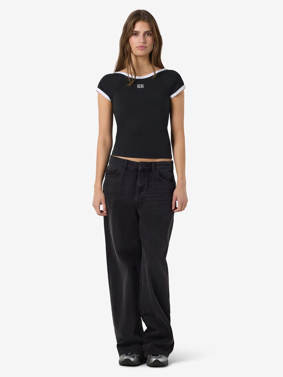 Carousel image - CROP TOP, Black | 4