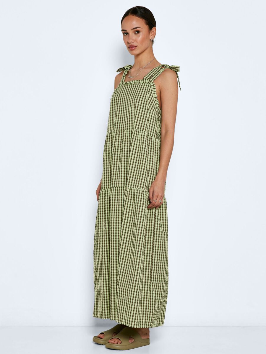 Noisy May CHEQUERED MAXI DRESS, Burnt Olive, highres - 27020652_BurntOlive_945232_004.jpg