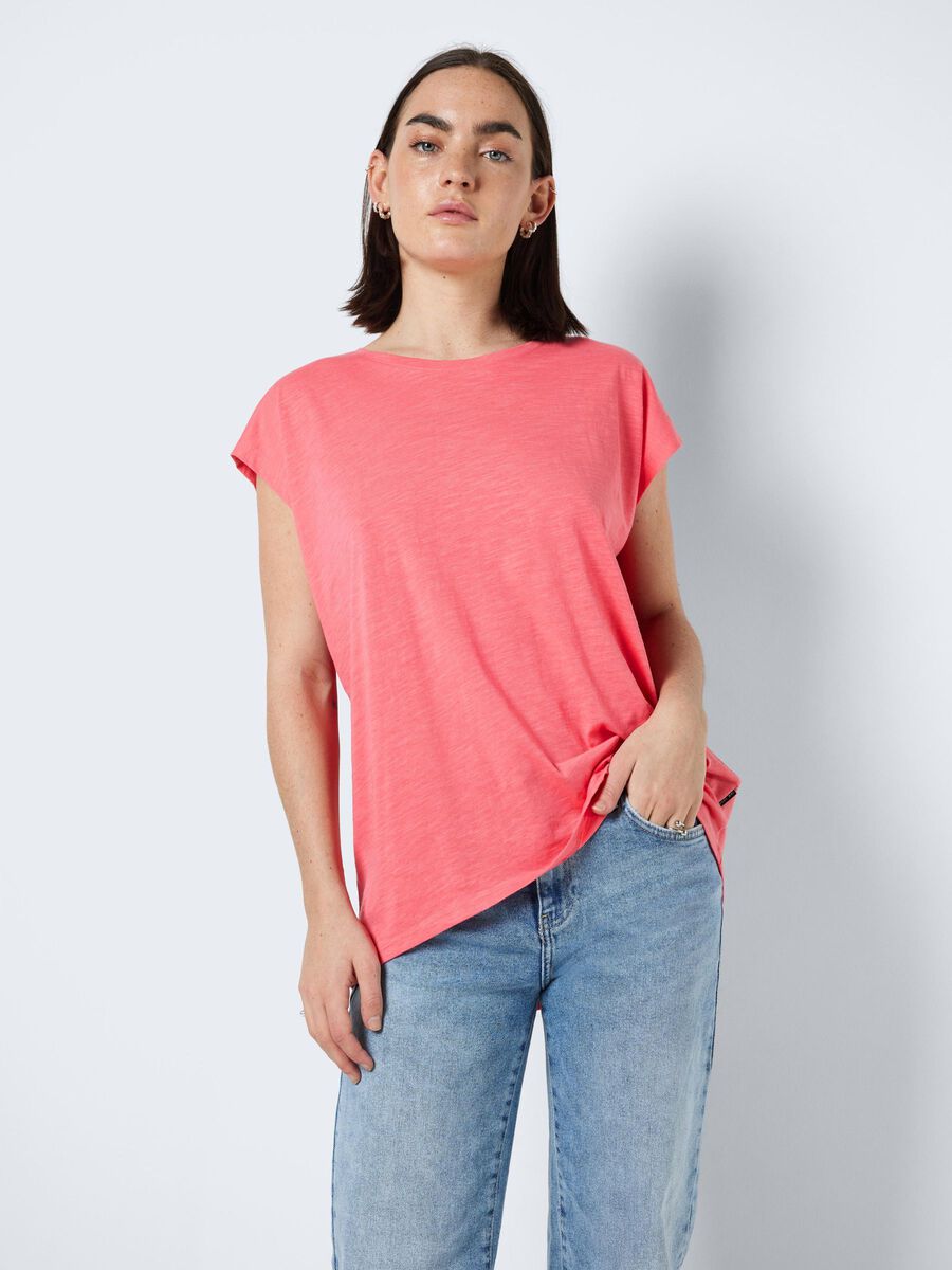 Noisy May SURDIMENSIONNÉ T-SHIRT, Sun Kissed Coral, highres - 27002573_SunKissedCoral_007.jpg