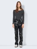 Noisy May FAUX LEATHER CROC TROUSERS, Black, highres - 27028824_Black_1078496_004.jpg
