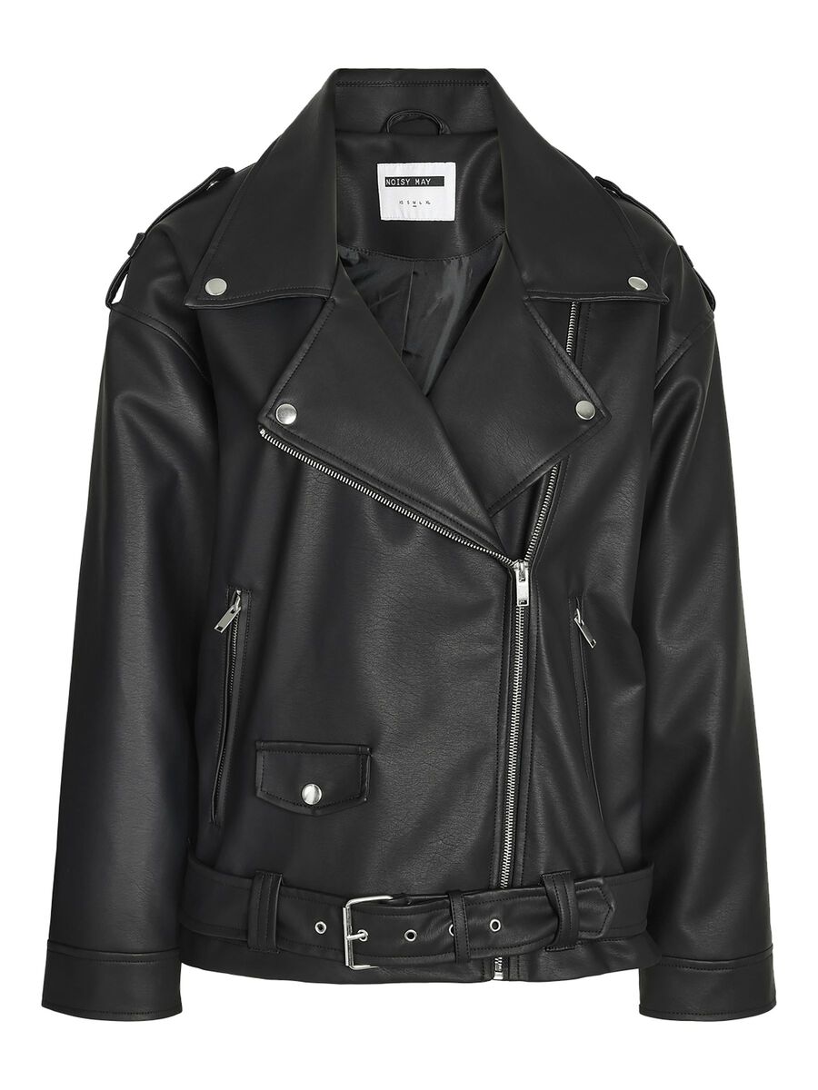 Noisy May CURVE PU VESTE MOTARD, Black, highres - 27029261_Black_001.jpg