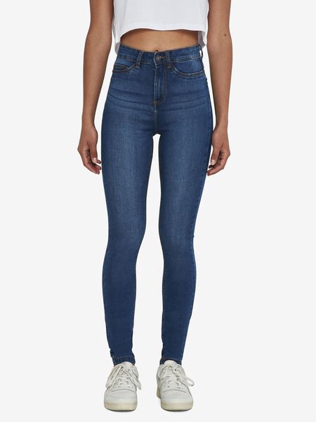 Noisy May NMCALLIE SKINNY FIT JEANS, Medium Blue Denim, highres - 27007979_MediumBlueDenim_003.jpg