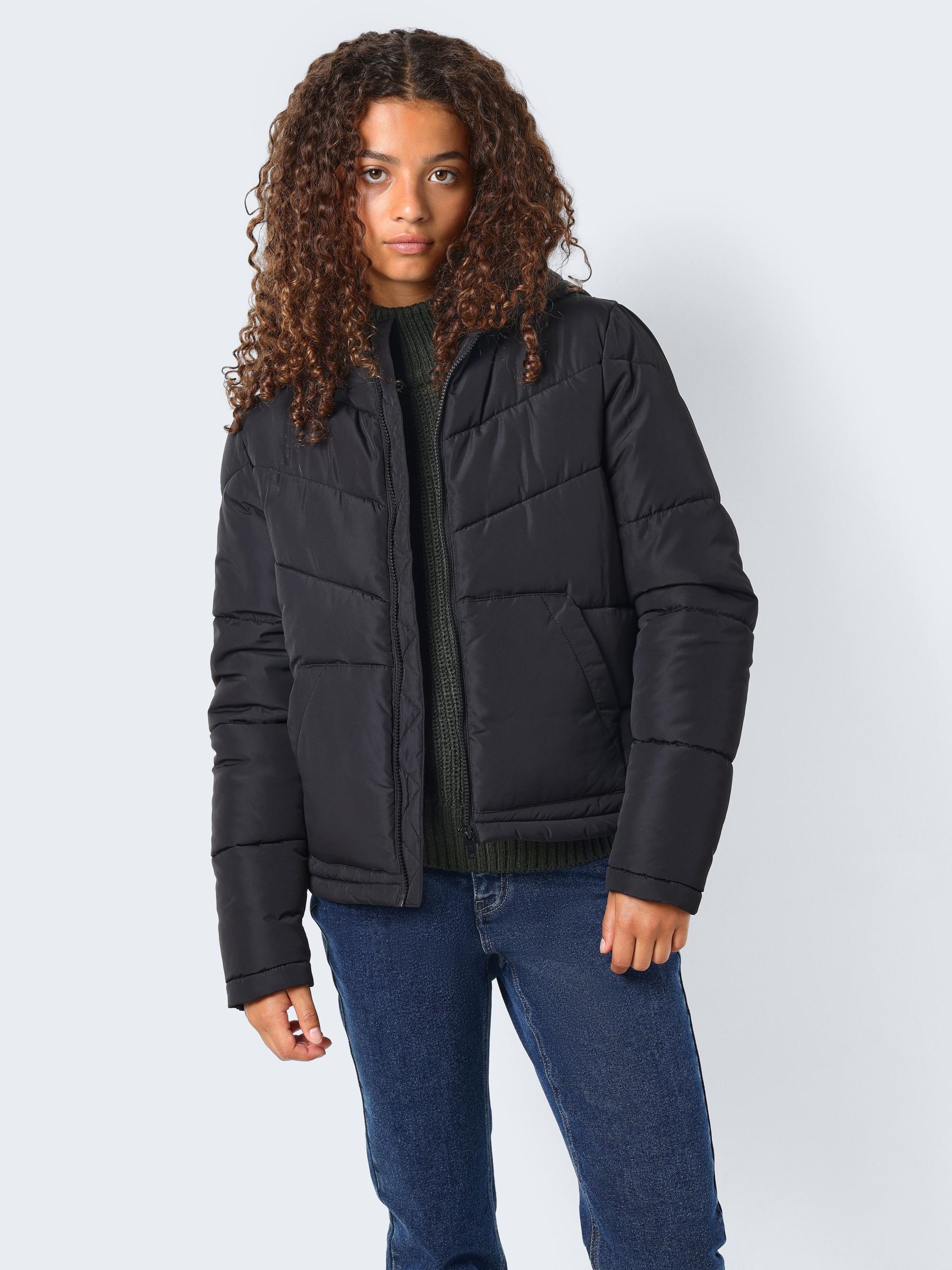 Noisy may faux online fur padded parka