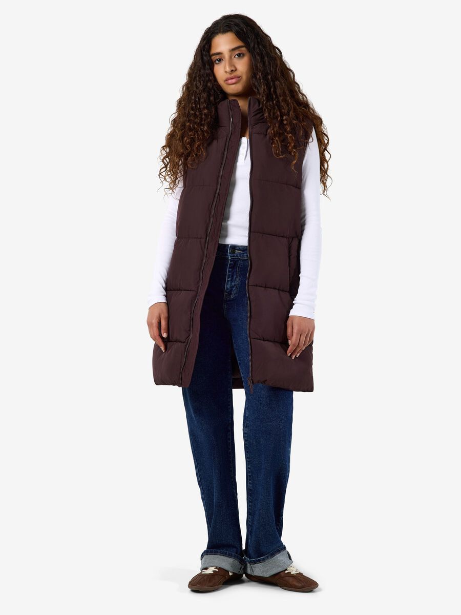 Carousel image 6 NMROSY PUFFER GILET, Chocolate Plum