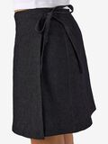 Product image thumbnail - NMNICKI MINI WRAP SKIRT, Grey Denim | 5