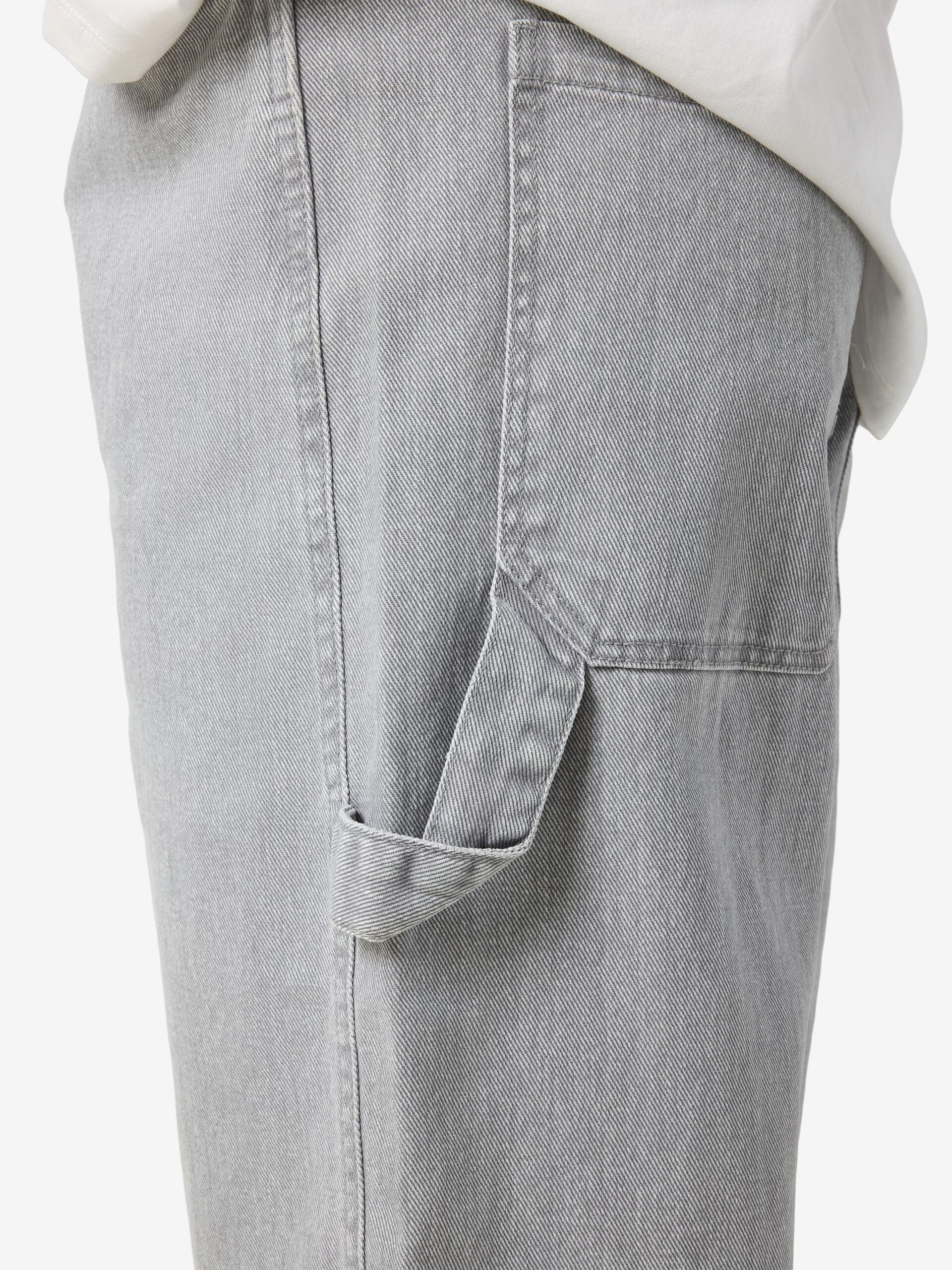 Carousel image - DENIM JEAN JUPE-CULOTTE, Light Grey Denim | 5