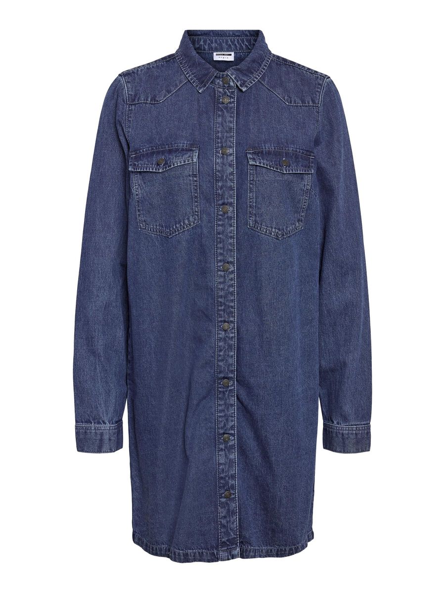 Noisy May NMNEW DENIM JURK, Medium Blue Denim, highres - 27034106_MediumBlueDenim_001.jpg