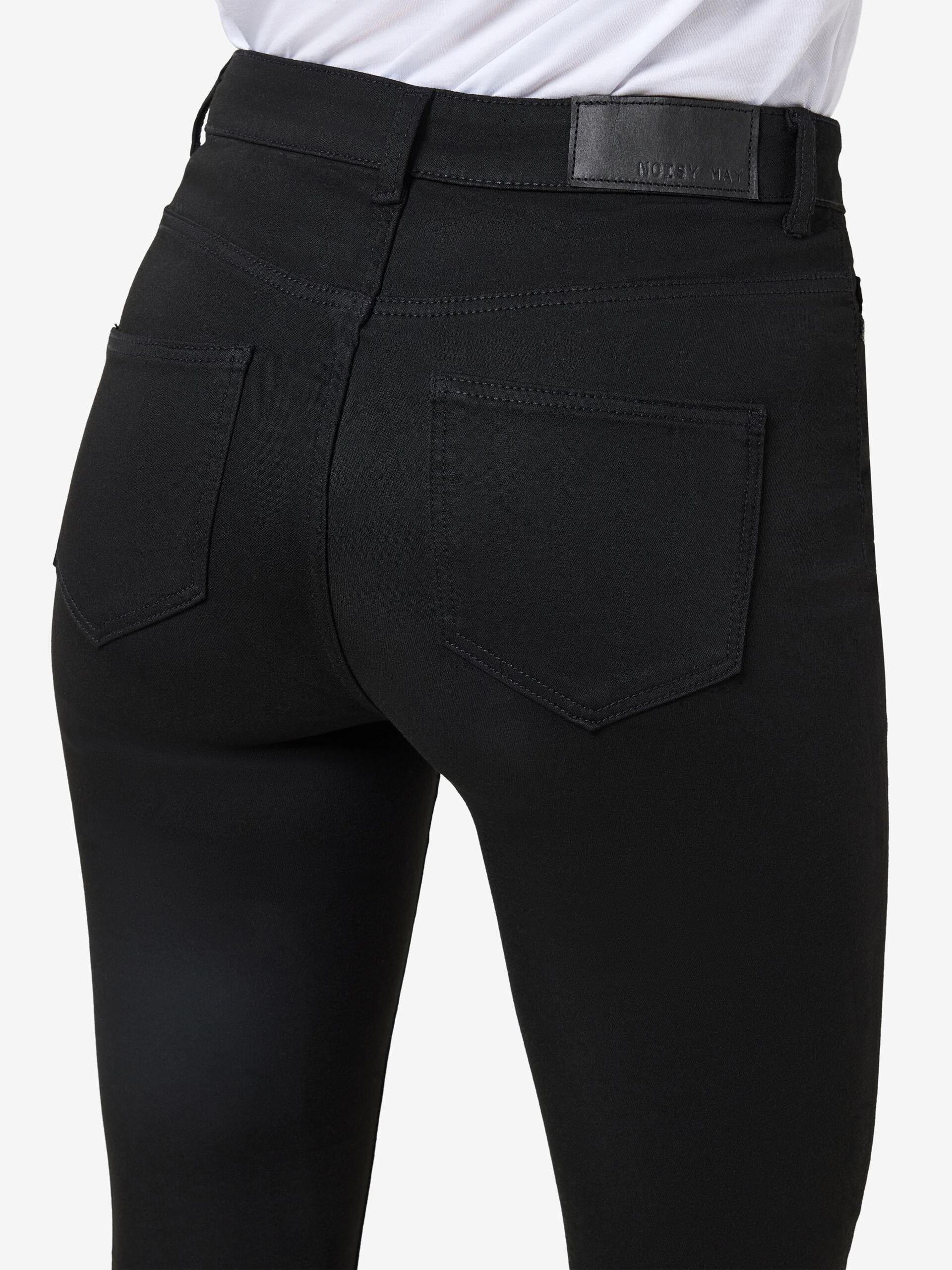Carousel image - NMCALLIE SKINNY FIT JEANS, Black | 8