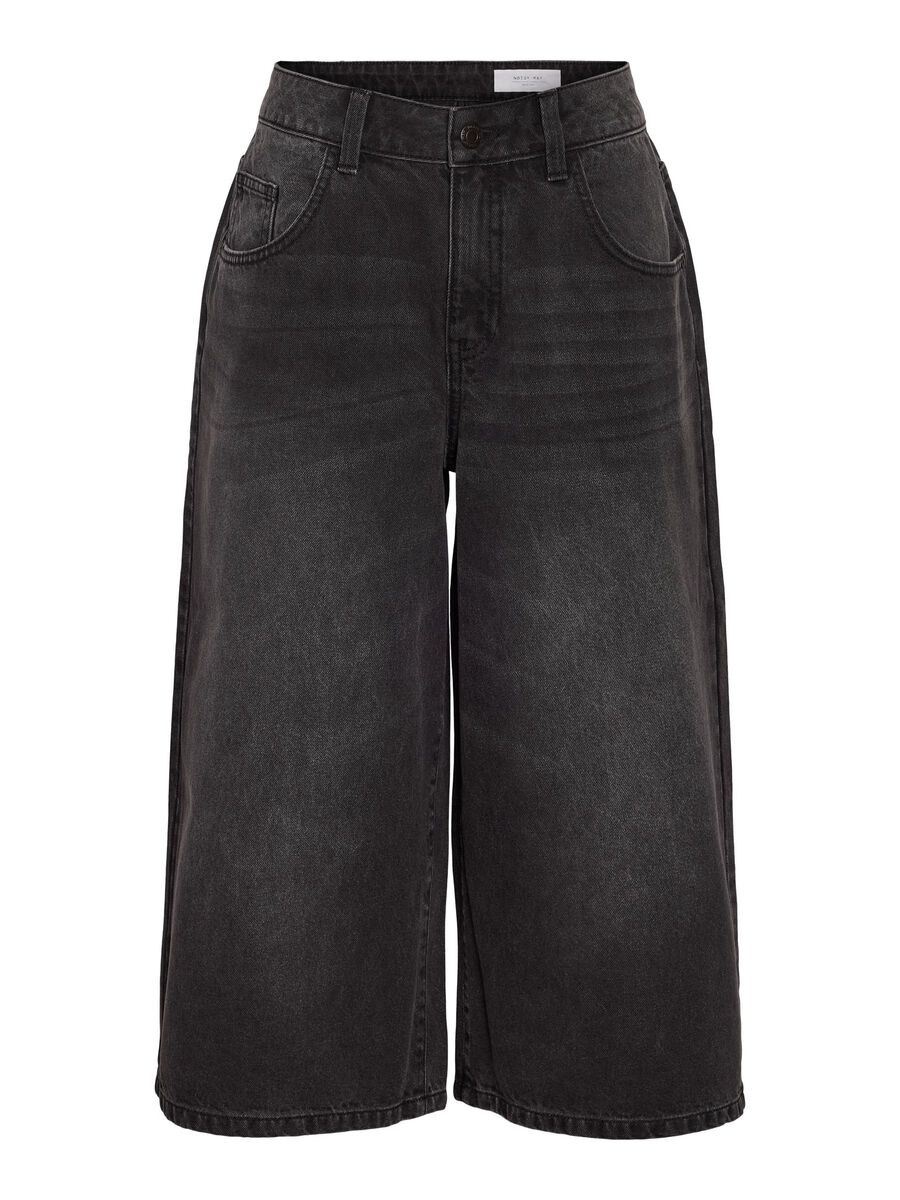 Noisy May SHORTS IN DENIM, Black Denim, highres - 27034163_BlackDenim_001.jpg