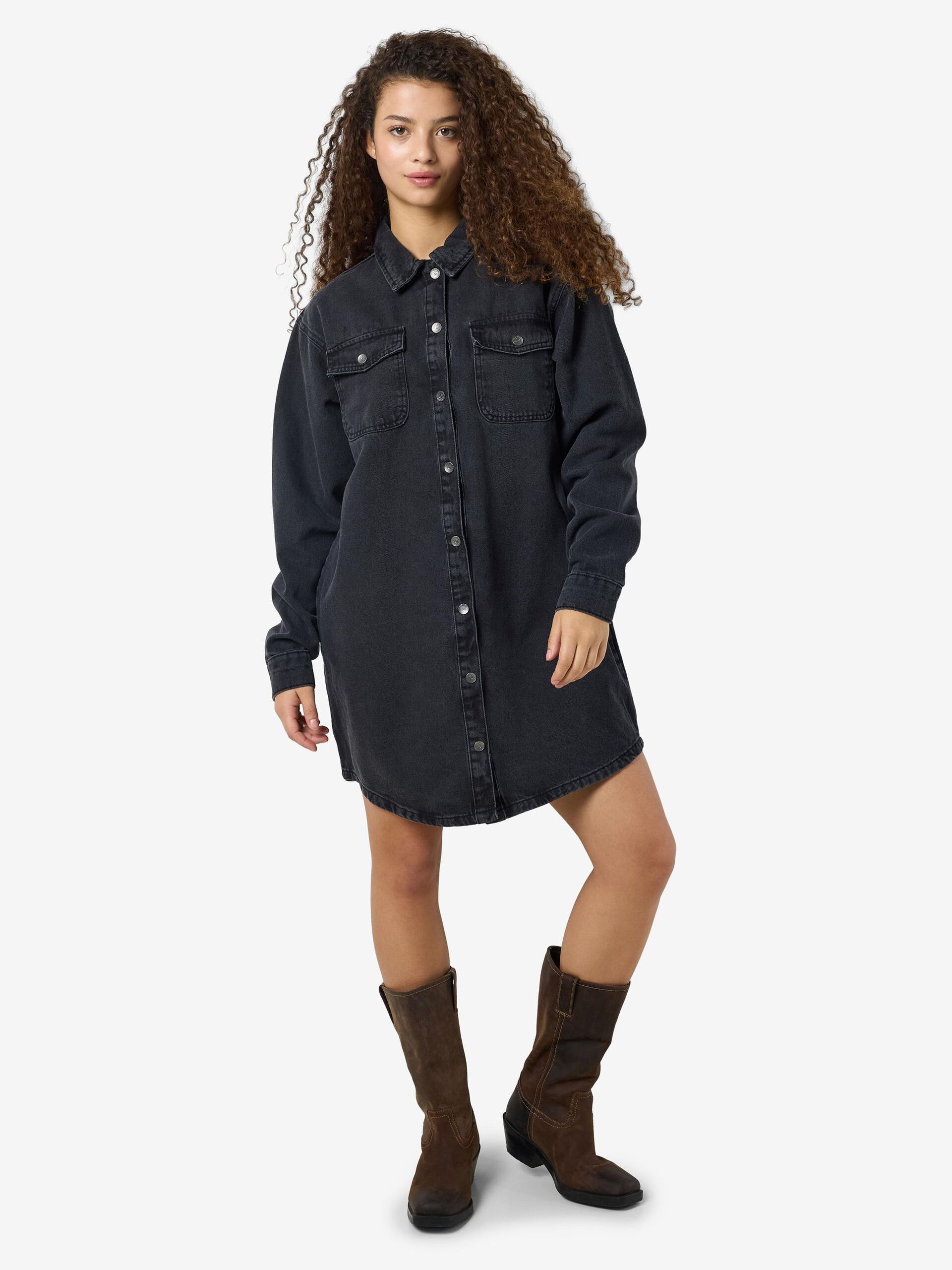 Carousel image - VESTITO DI JEANS, Black Denim | 6