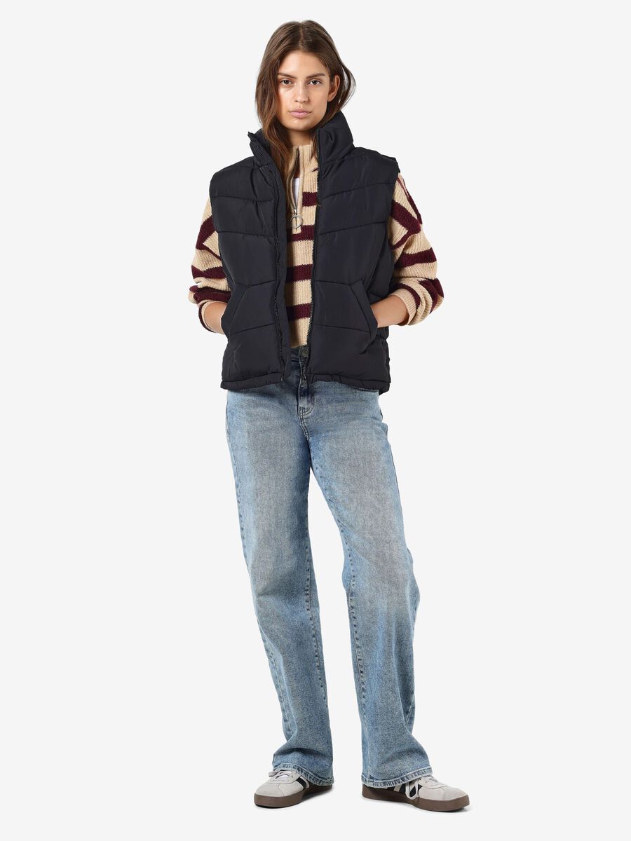 Noisy May NMDALCON SHORT GILET, Black, highres - 27027287_Black_1053912_004.jpg