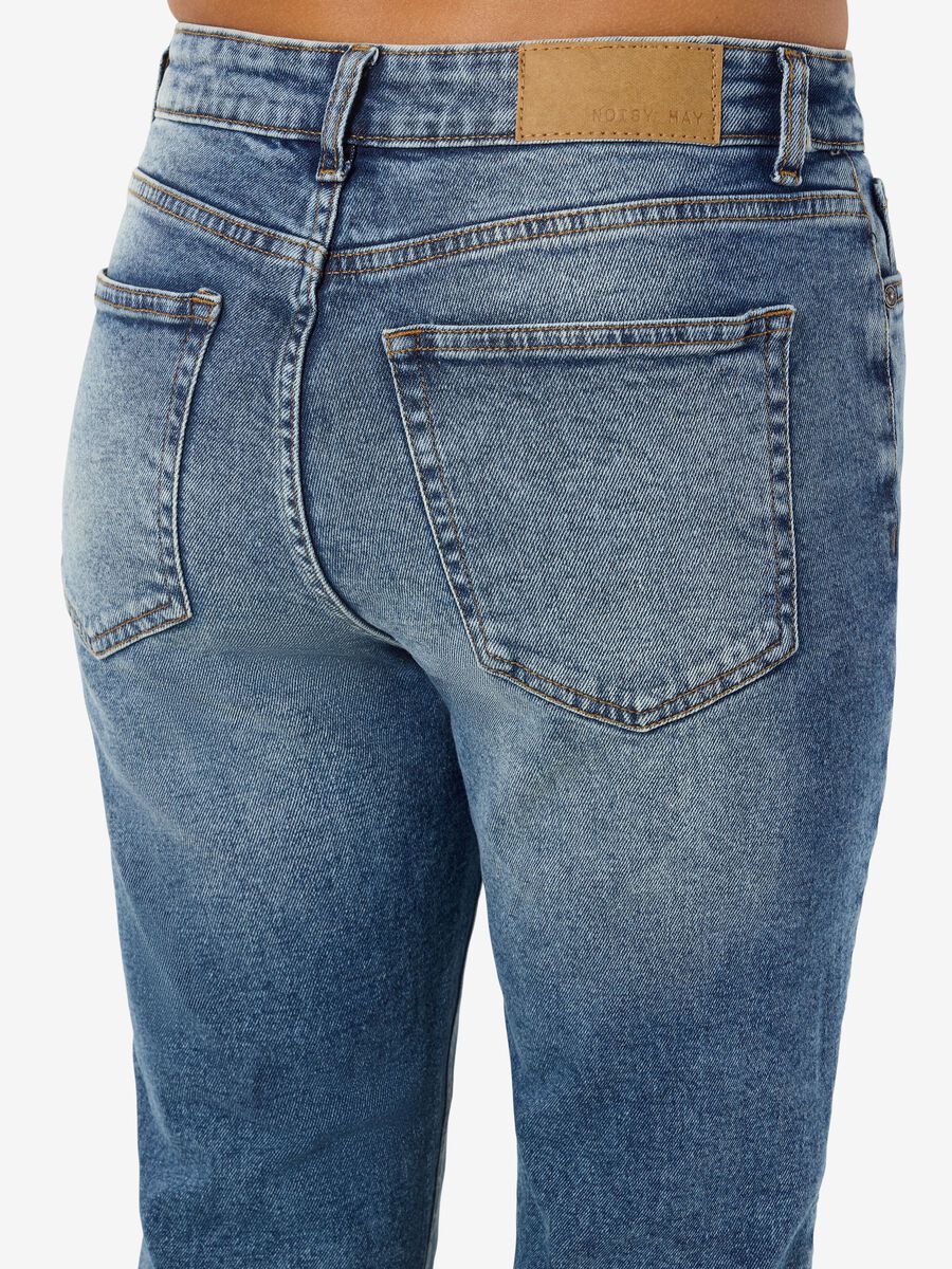 Product tile image - NMMONI SLIM FIT JEANS, Dark Blue Denim | 27022745_DarkBlueDenim