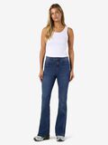 Product image thumbnail - NMSALLIE FLARED JEANS, Medium Blue Denim | 4