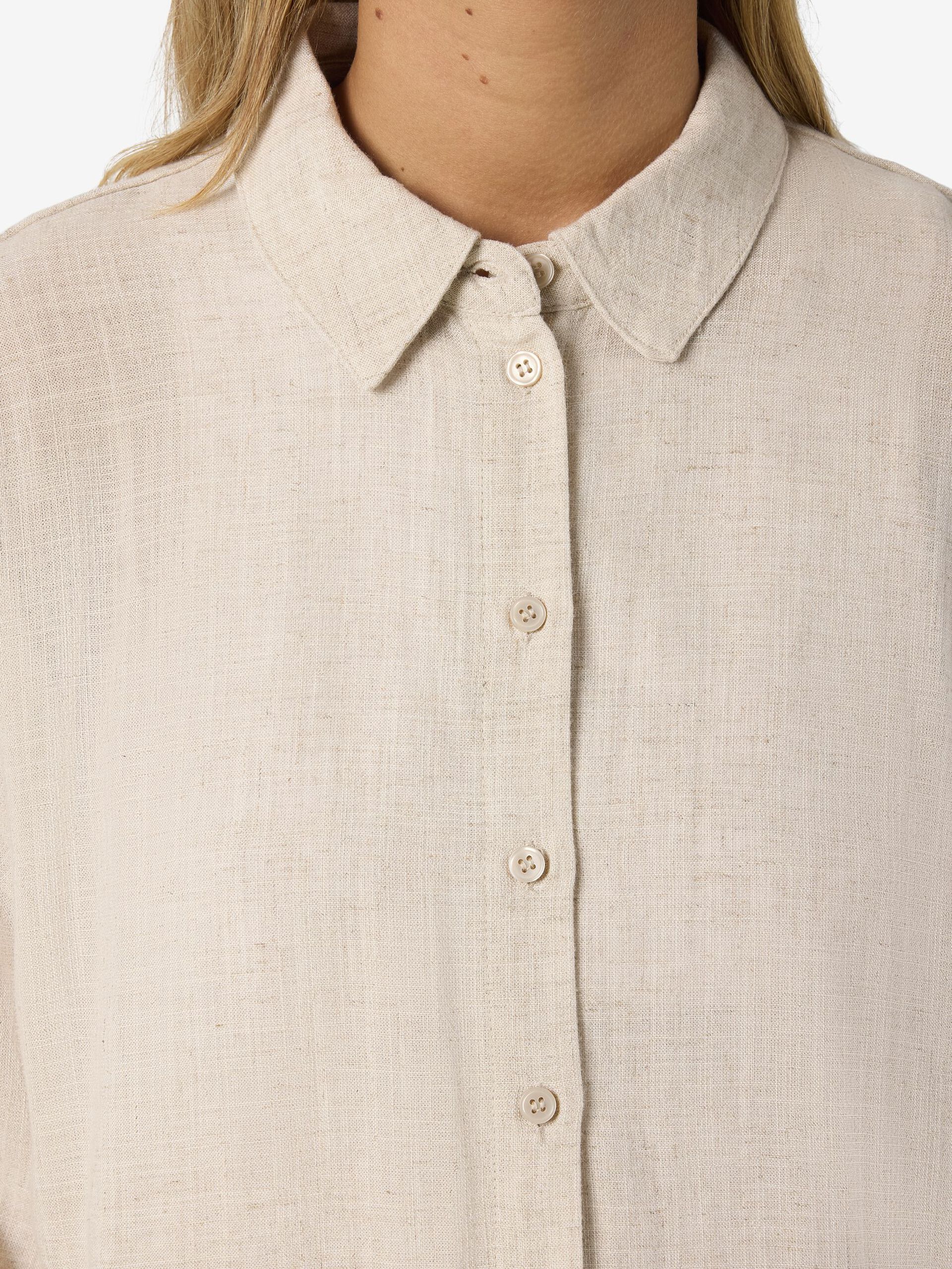 Carousel image - LOOSE FIT HEMD, Natural | 5
