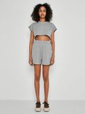 Noisy May HIGH WAIST SHORTS, Light Grey Melange, highres - 27016659_LightGreyMelange_004.jpg