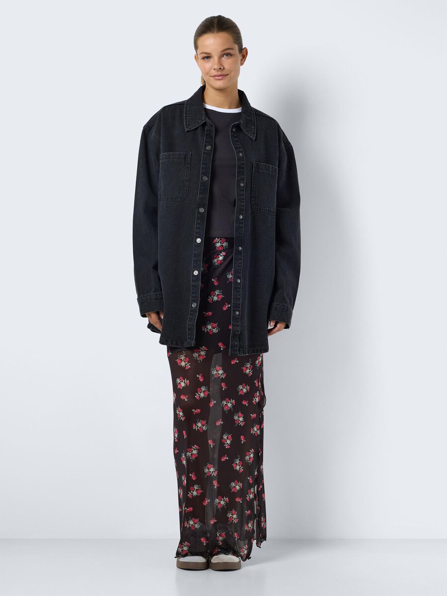 Product carousel image - DENIM SHACKET, Black Denim | 2