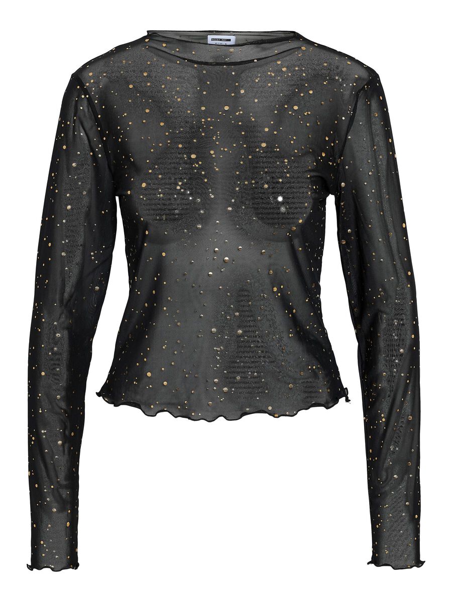 Carousel image - MESH OBERTEIL, Black | 1