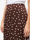 Product image thumbnail - EN SATIN JUPE MI-LONGUE, Chocolate Brown | 5