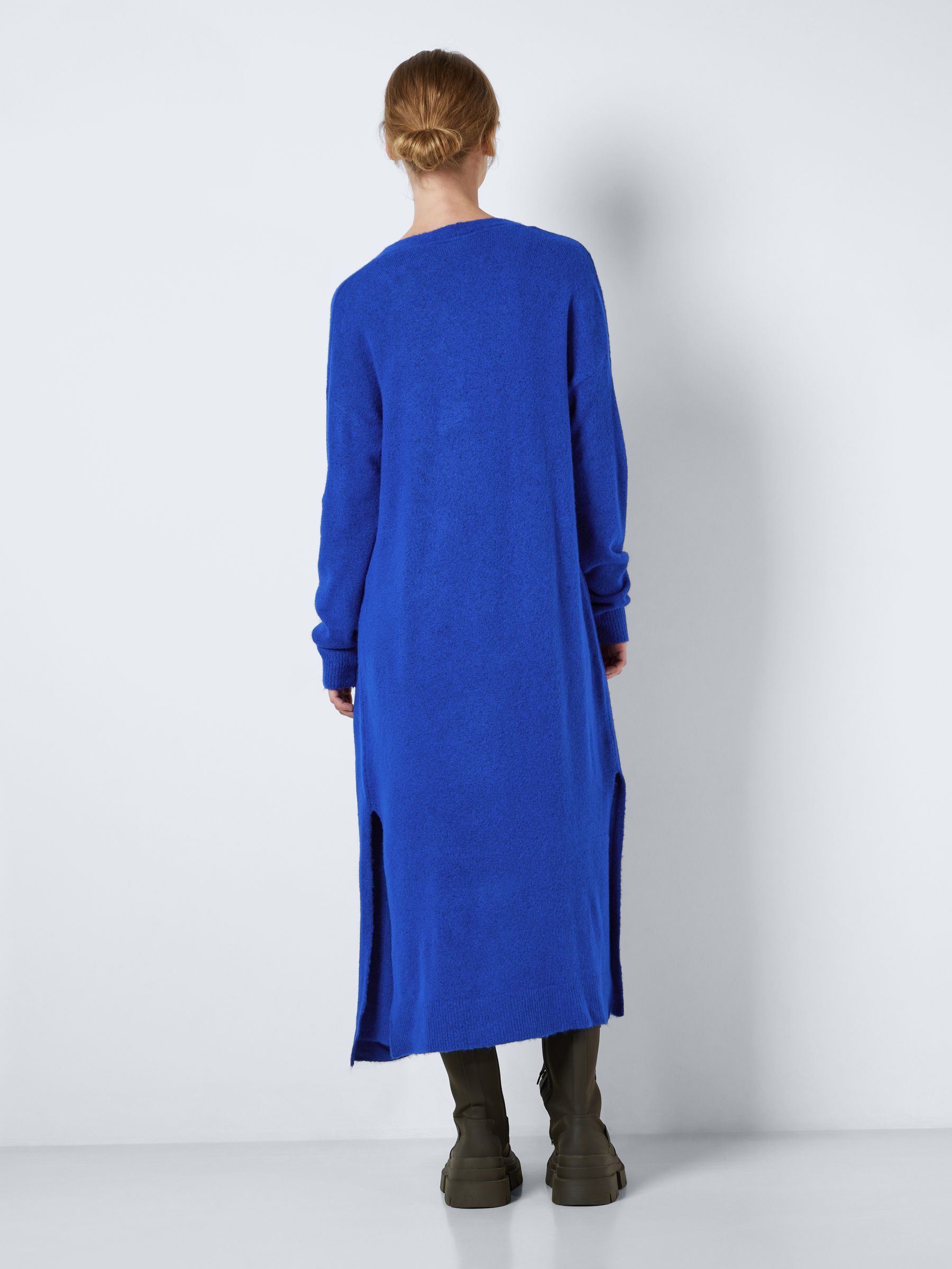 LONG KNITTED CARDIGAN Blue NOISY MAY