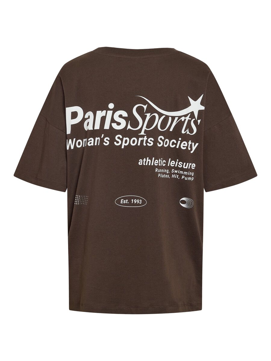 Product carousel image - OVERSIZED T-SHIRT, Chocolate Brown | 2