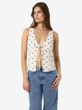 Product image thumbnail - NMSOPHIE GEBUNDENES TOP, Cloud Dancer | 6