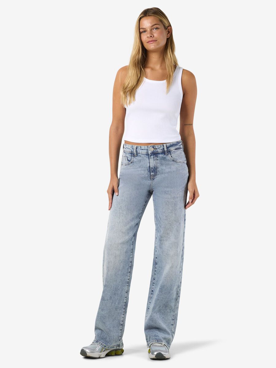 Noisy May - Nmalexa Nw Reg Jeans Az468Lb - 4920507 Light Blue Denim