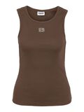 Product image thumbnail - NMMAYA  TANK TOP, Chocolate Brown | 1