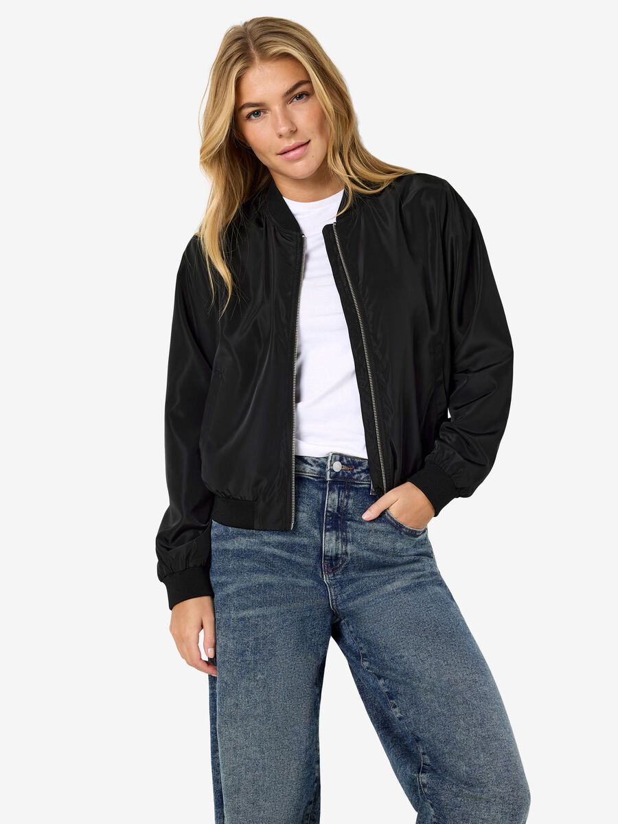 Product tile image - NMCHASE  BOMBER JACKET, Black | 27038604_Black