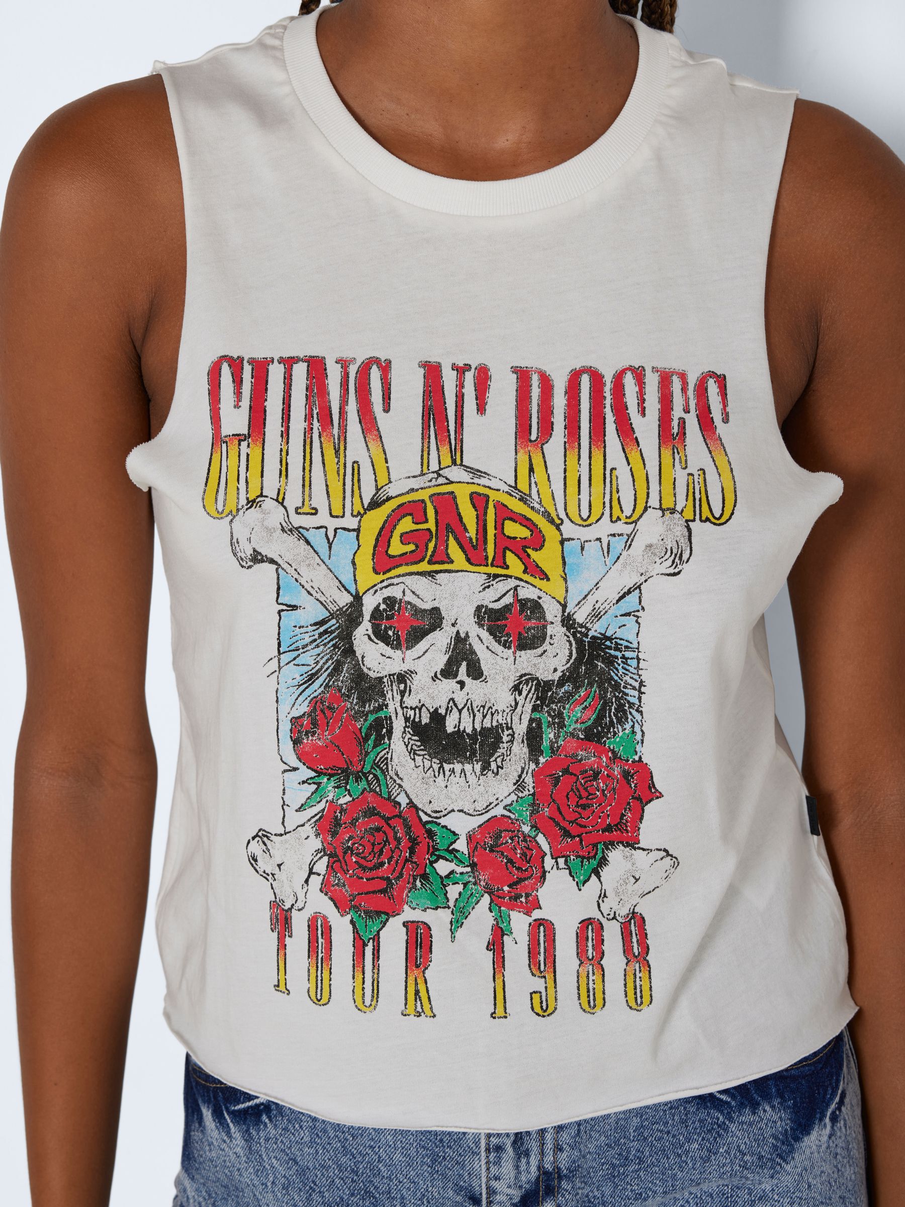 GUNS N ROSES TOP Blanco NOISY MAY