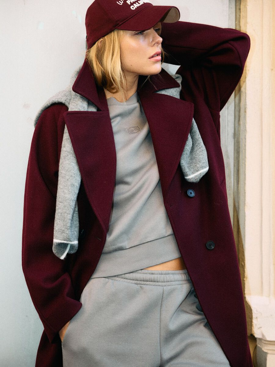 Carousel image - EMBROIDERED SWEATSHIRT, Charcoal Gray | 7