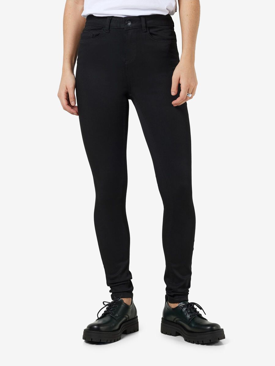 Noisy May NMCALLIE - À TAILLE HAUTE JEAN SKINNY, Black, highres - 27024308_Black_003.jpg